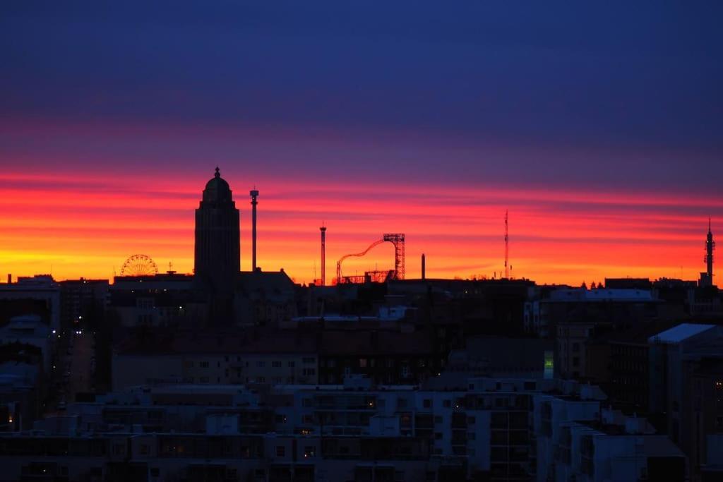 Sunset Views Over Rooftops *